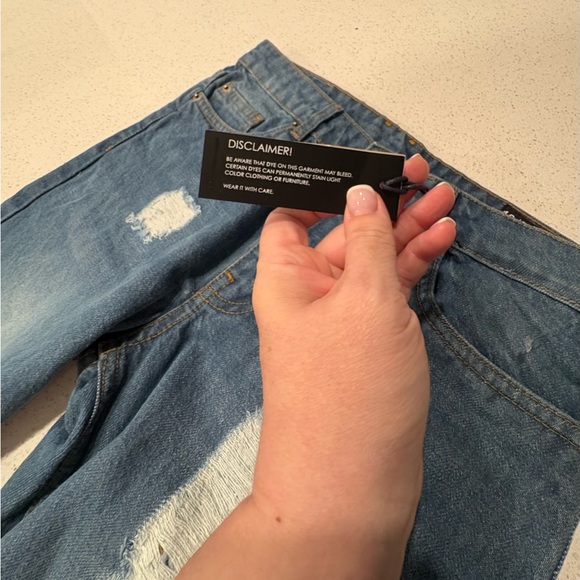 Buffalo David Bitton Light Blue Cropped Jeans - Picture 6 of 9